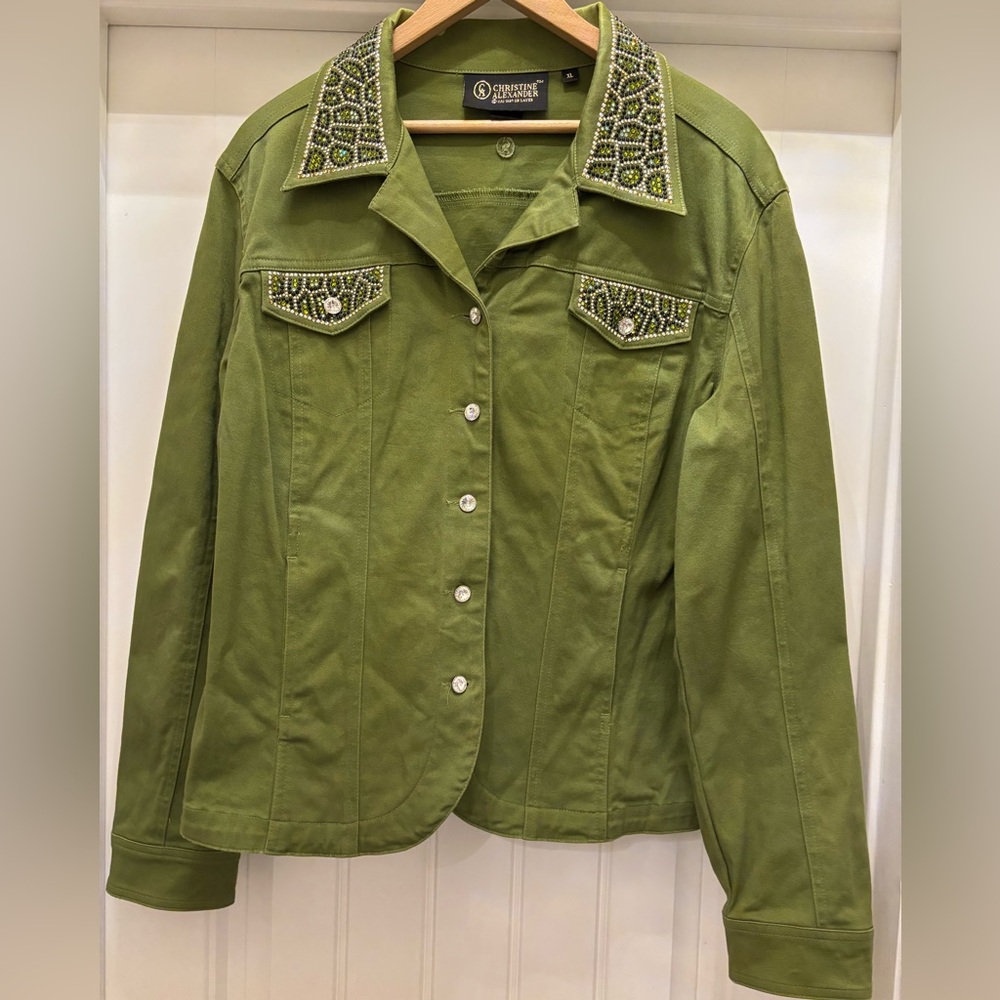 Christine Alexander rhinestone jacket